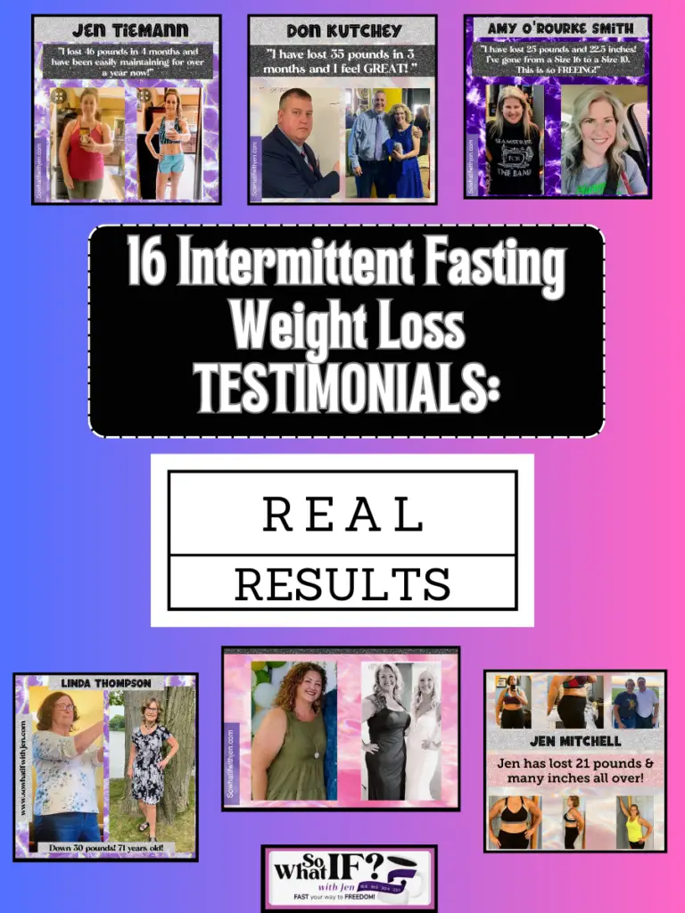 16 Intermittent Fasting Weight Loss TESTIMONIALS: Real Results!