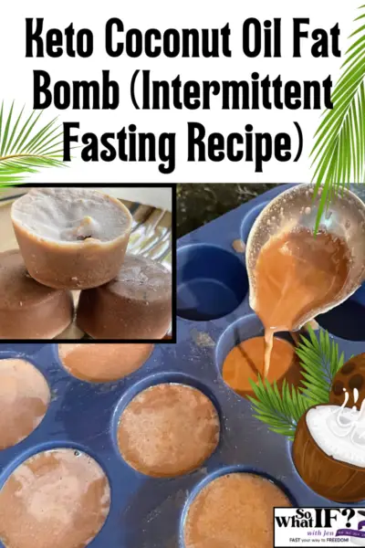 Keto Coconut Oil Fat Bomb (Intermittent Fasting Recipe)