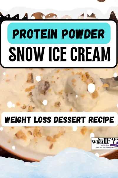 Protein Powder Snow Ice Cream Weight Loss Dessert Recipe