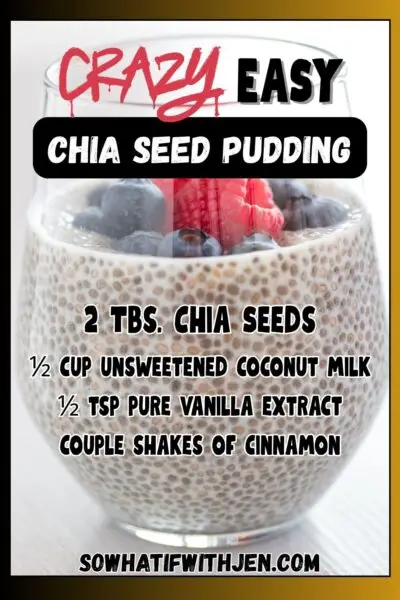 Crazy Easy Chia Seed Pudding Recipe